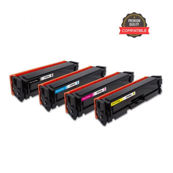 HP 203A 1 Set Compatible Toner | Black CF540A | Cyan CF541A | Yellow CF542A | Magenta CF543A For HP Color LaserJet Pro MFP M280nw, M254nw, MFP M281FDN,  MFP M281FDW Printers