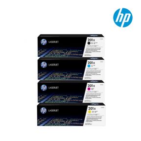 HP 201X 1 Set Original Toner| Black CF400X| Cyan CF401X | Yellow CF402X | Magenta CF403X For HP Color LaserJet Pro M252dw, MFP M277dw Printers