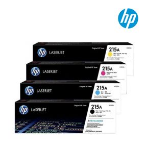 HP 215A 1Set Toner Original | Black W2310A | Cyan W2311A | Yellow W2312A | Magenta W2313A For HP Color LaserJet Pro MFP M182nw