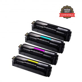 SAMSUNG CLT-C504S 1 Set Compatible Toner For Samsung CLP-415NW, CLX-4195FW, Xpress C1810W, Xpress C1860FW Printers