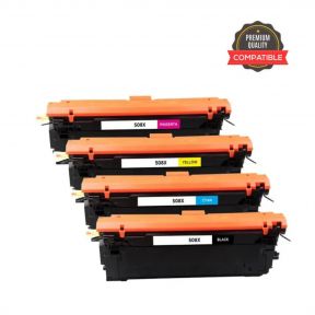 HP 508X 1 Set Compatible Toner For HP Color LaserJet Enterprise Flow MFP M577cMFP M577z, M553dh, M553dn, M553n, M553x, MFP M577dn, MFP M577f Printers