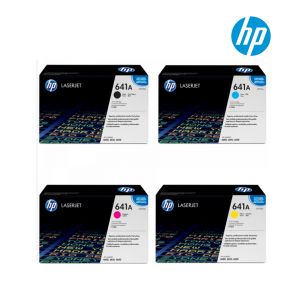 HP 641A 1 Set Original Toner Black Cyan Yellow Magenta For HP Color LaserJet 4600, 4600dn, 4600dtn, 4600hdn, 4650, 4650dn, 4650dtn, 4650hdn, 4650n Printers