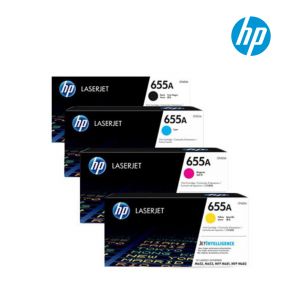 HP 655A 1 Set Original Toner | Black CF450A | Cyan  CF451A| Yellow CF452A | Magenta CF453A For HP LaserJet Enterprise M652DN, M652N, M653DH, M653DN, M653XMFP M681DH, MFP M681DN, MFP M681F Printers