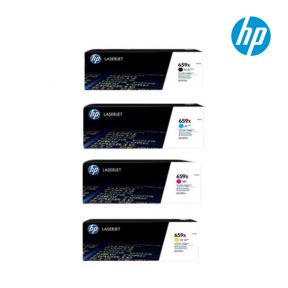 HP 659X 1 Set Original Toner Black W2010X | Cyan W2011X | Yellow W2012X | Magenta W2013X For HP Color LaserJet Enterprise M856x, HP Color LaserJet Enterprise MFP M776dn , HP Color LaserJet Enterprise M856dn, HP Color LaserJet Enterprise Flow MFP M776zs 