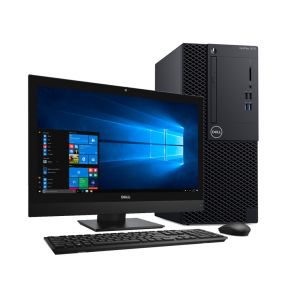 DELL DESKTOP OPTIPLEX 3070 MINI TOWER, INTEL CORE i3,  9TH GEN-9100, 4GB RAM, 1TB HDD, DVDRW, DOS, 18.5” MONITOR, KEYBOARD, MOUSE