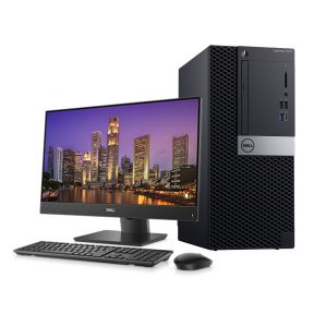 DELL DESKTO OPTIPLEX 7070 MT SYSTEM, INTEL CORE i7 @ 9700, 4GB DDR4 RAM, 1TB HDD, DVDRW, 18.5” MONITOR, KEYBOARD, MOUSE, UBUNTU