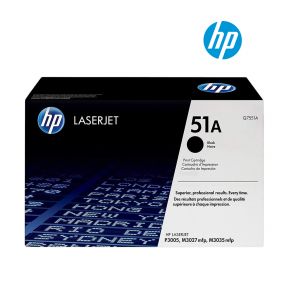 HP 51A (Q7551A) Black Original LaserJet Toner Cartridge For HP LaserJet P3005, M3035 MFP,  m3027 MFP Printers