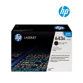 HP 643A (Q5950A) Black Original LaserJet Toner Cartridge For HP Color LaserJet 4700, 4700dn,4700dtn, 4700n, 4700PH+ Printers 