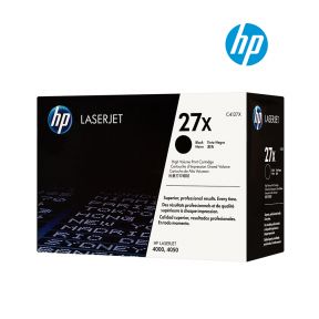 HP 27X (C4127X) High Yield Black Original Laserjet Toner Cartridge For HP LaserJet 4000, 4000n, 4000se, 4000t , 4000tn, 4050, 4050n, 4050se,  4050t,  4050tn Printers