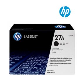 HP 27A (C4127A) Black Original Laserjet Toner Cartridge For  4000 4000N, 4000SE,  4000T, 4000TN, 4050, 4050N, 4050SE, 4050T, 4050TN Printers