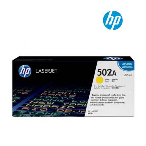 HP 502A (Q6472A) Yellow Original LaserJet Toner Cartridge For HP Color LaserJet 3600, 3600dn, 3600n, 3800, 3800dn, 3800n, 3800dtn,CP3505dn, CP3505, CP3505n, CP3505x Printers