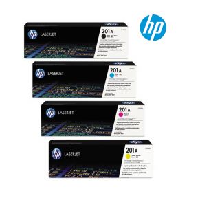 HP 201A 1 Set Original Toner | Black CF400A | Cyan CF401A | Yellow CF402A | Magenta CF403A For HP Color LaserJet Pro M252, MFP M277  Printer series