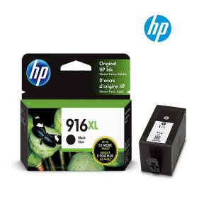 HP 916XL Black Ink Cartridge (3YL66AN) for HP OfficeJet 8035, 8028, 8025, 8022, 8020 Printer