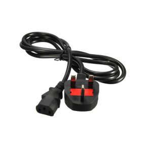  3-Pin Universal Power Cord with Fuse