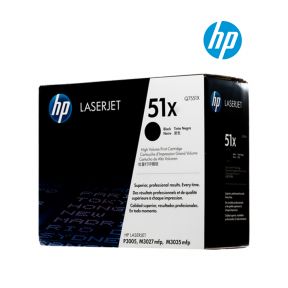 HP 51X (Q7551X) High Yield Black Original LaserJet Toner Cartridge For HP LaserJet P3005, M3035MFPm, 3027MFP series