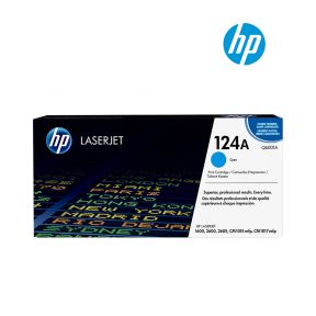 HP 124A (Q6001A) Cyan Original LaserJet Toner Cartridge For HP Color LaserJet 1600,2600, 2600n, 2605, 2605dn, 2605dtn, CM1015 MFP, CM1017 MFP Printers