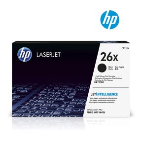 HP 26X (CF226X) High Yield Black Original Laserjet Toner Cartridge For HP LaserJet M402dne, M402dw, M402n, MFP M426dw, MFP M426fdn, MFP M426fdw Printers