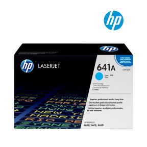 HP 641A (C9721A) Cyan Original Laserjet Toner Cartridge For HP Color LaserJet 4600, 4600dn, 4600dtn, 4600hdn, 4650, 4650dn, 4650dtn, 4650hdn, 4650n Printers