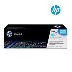 HP 125A (CB541A) Cyan Original Laserjet Toner Cartridge For HP Color LaserJet CM1312, CM1312nfi, CP1215, CP1518ni,  CP1518ni Multifunction Printers