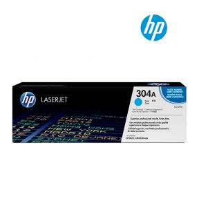 HP 304A (CC531A) Cyan Original Laserjet Toner Cartridge  For HP Color LaserJet CM2320fxi, CM2320n, CM2320nf, CP2025, CP2025dn, CP2025n, CP2025x Printers