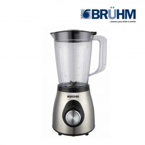 BRUHM BLENDER 1.5ltr 2 JARS BLACK & SILVER