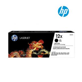 HP 12X (Q2612X) High Yield Black Original LaserJet Toner Cartridge For HP LaserJet 1010, 1012, 1015, 1018, 1020, 1022, 3015, 3020 3030, 3050,  3052 3055, M1319f, M1005 Printers