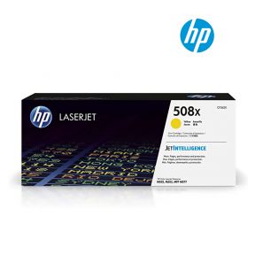 HP 508X (CF362X) High Yield Yellow Original Laserjet Toner Cartridge For HP Color LaserJet Enterprise Flow MFP M577cMFP M577z, M553dh, M553dn, M553n, M553x, MFP M577dn, MFP M577f Printers