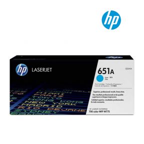 HP 651A (CE341A) Cyan Original Laserjet Toner Cartridge For HP LaserJet Enterprise Color MFP 775dn, MFP M775Z, MFP M775z+, MFP M775f Printers