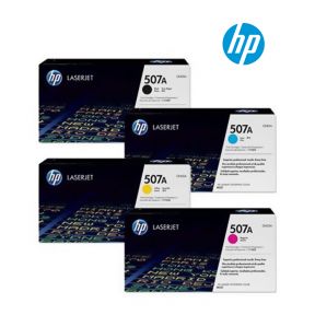 HP 507A 1 Set Original Toner | Black CE400A | Cyan CE401A | Yellow CE402A | Magenta CE403A For HP LaserJet Pro 500 color MFP M570dn, M551n, M551xh, MFP M575dn, MFP M575f, MFP M575c Printers