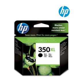 HP 350XL Black Ink Cartridge (CB336E) for HP Deskjet D4200, D4245, D4260, D4263, D4300, Officejet J5700, J5730, J5780, J5785, J5790, Photosmart C4200, C4599, C5200, D5363 Priter