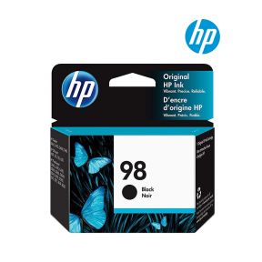 HP 98 Black Ink Cartridge (C9364W) For HP Photosmart D5160, C4180, 8050, D5069, 2575, Deskjet D4160, 6988, 6988dt, 6940, 5940, Officejet 6310, H470b, H470wbt, 150, 100 Printer