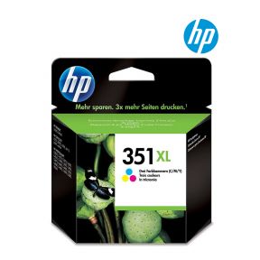 HP  351XL Tri-color High Yield Original Ink Cartridge (CB338EE) for HP Deskjet D4200, D4245, D4260, D4263, D4300, Officejet J5700, J5730, J5780, J5785, J5790, Photosmart C4200, C4599, C5200, D5363 Priter