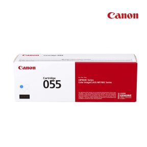 Canon 055  (3015C001) Cyan Toner Catridge For Canon Color imageCLASS MF741Cdw, MF743Cdw, MF745Cdw, MF746Cdw, LBP664Cdw Laser Printers 