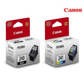 Canon CL-241/PG-240 Ink Cartridge 1 Set | Black | Colour For Canon PIXMA MG2120, MG2220, MG3120, MG3220, MG4120, MG4220, MX372, MX392, MX432, MX452, MX472, MX512, MX522, MG3122, MX439, MX512, MX532 Printers