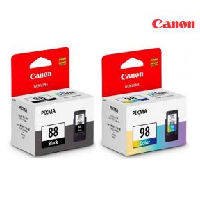 Canon CL-98/PG-88 Ink Cartridge 1 Set | Black | Colour|For Canon Pixma E500, E510, E600, E610 Printers