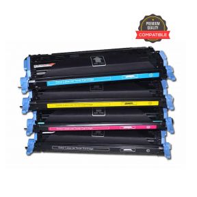 Canon CRG107 Compatible Toner Cartridge 1 Set | Black | Cyan | Magenta | Yellow| For Canon Laser Shot LBP-5000, 5100 Printers 