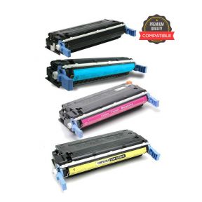 Canon CRG111 Compatible Toner Cartridge 1 Set | Black | Cyan | Magenta | Yellow|For Canon Laser Shot LBP-5300, LBP-5360, LBP-5400 Printers