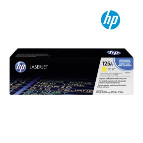 HP 125A (CB542A) Yellow Original Laserjet Toner Cartridge For HP Color LaserJet CM1312, CM1312nfi, CP1215, CP1518ni,  CP1518ni Multifunction Printers