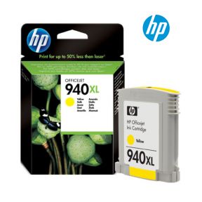 HP 940XL High Yield Yellow Original Ink Cartridge for HP Officejet Pro 8000, 8500, 8500A Printer Series 