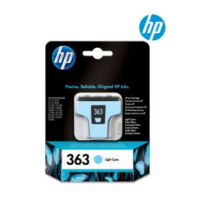 HP 363 Light Cyan Ink Cartridge (C8774EE) for HP DeskJet F2180, F380, F4180, PhotoSmart 2613, 3210, 3310, C4180, C4280, C5180, C5280, C6180, C6280,C7180, C7280, C8180, D6160, D7160, D7260, D7360, D7460, PSC 1216, 1315, 1410, 1613, 2175, 2355, 720, 760 Pri