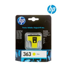 HP 363 Yellow Ink Cartridge (C8773EE) for HP DeskJet F2180, F380, F4180, PhotoSmart 2613, 3210, 3310, C4180, C4280, C5180, C5280, C6180, C6280,C7180, C7280, C8180, D6160, D7160, D7260, D7360, D7460, PSC 1216, 1315, 1410, 1613, 2175, 2355, 720, 760 Printer