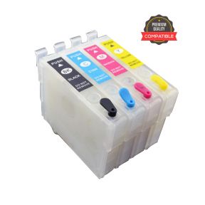 Epson T2521-T2524 Refillable Ink Cartridge For Epson Epson WF-3640, 3620, 7110, 7610, 7620, 7110, 7710 Printers