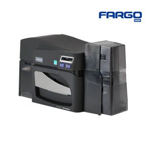 Fargo 55120 - DTC4500e ID Card Printer (Dual Side, USB, Ethernet, with Locking Hoppers)