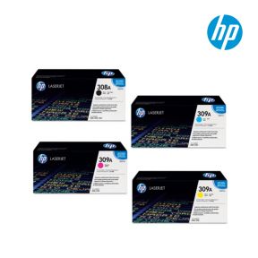 HP 309A 1 Set Original Toner Black Cyan Yellow Magenta For HP Color LaserJet 3500, 3500N, 3550, 3550N, 3700, 3700DN, 700DTN, 3700N Printers