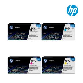 HP 502A 1 Set Original Toner| Black Q6470A | Cyan Q6471A| Yellow Q6472A | Magenta Q6473A For HP Color LaserJet 3600, 3600dn, 3600n, 3800, 3800dn, 3800n, 3800dtn,CP3505dn, CP3505, CP3505n, CP3505x Printers