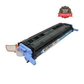 HP 124A (Q6001A) Cyan Compatible Laserjet Toner Cartridge For HP Color LaserJet 1600,2600, 2600n, 2605, 2605dn, 2605dtn, CM1015 MFP, CM1017 MFP Printers