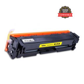 HP 415a Compatible Yellow Toner Cartridge (No Chip) For HP LaserJet Color Printer M454dn, MFP M479dw, M454dw, MFP M479fdn, MFP M479fdw, MFP M479fnw All-In One Printers