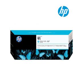 HP 91 Cyan Ink Cartridge (C9467A) For HP DesignJet Z6100 Printer Series