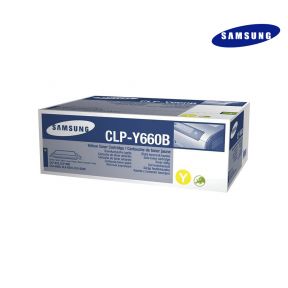 SAMSUNG CLP-Y660B (Yellow) Toner  For Samsung CLP-610ND 660N, 660ND, 661, 6200FX, 6200ND, 6210FX, 6240FX Printers