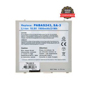 TOSHIBA PA3884 REPLACEMENT LAPTOP BATTERY      TOSHIBA PA3884U-1BRR     PA3884U-1BRS     PABAS243     SA-3